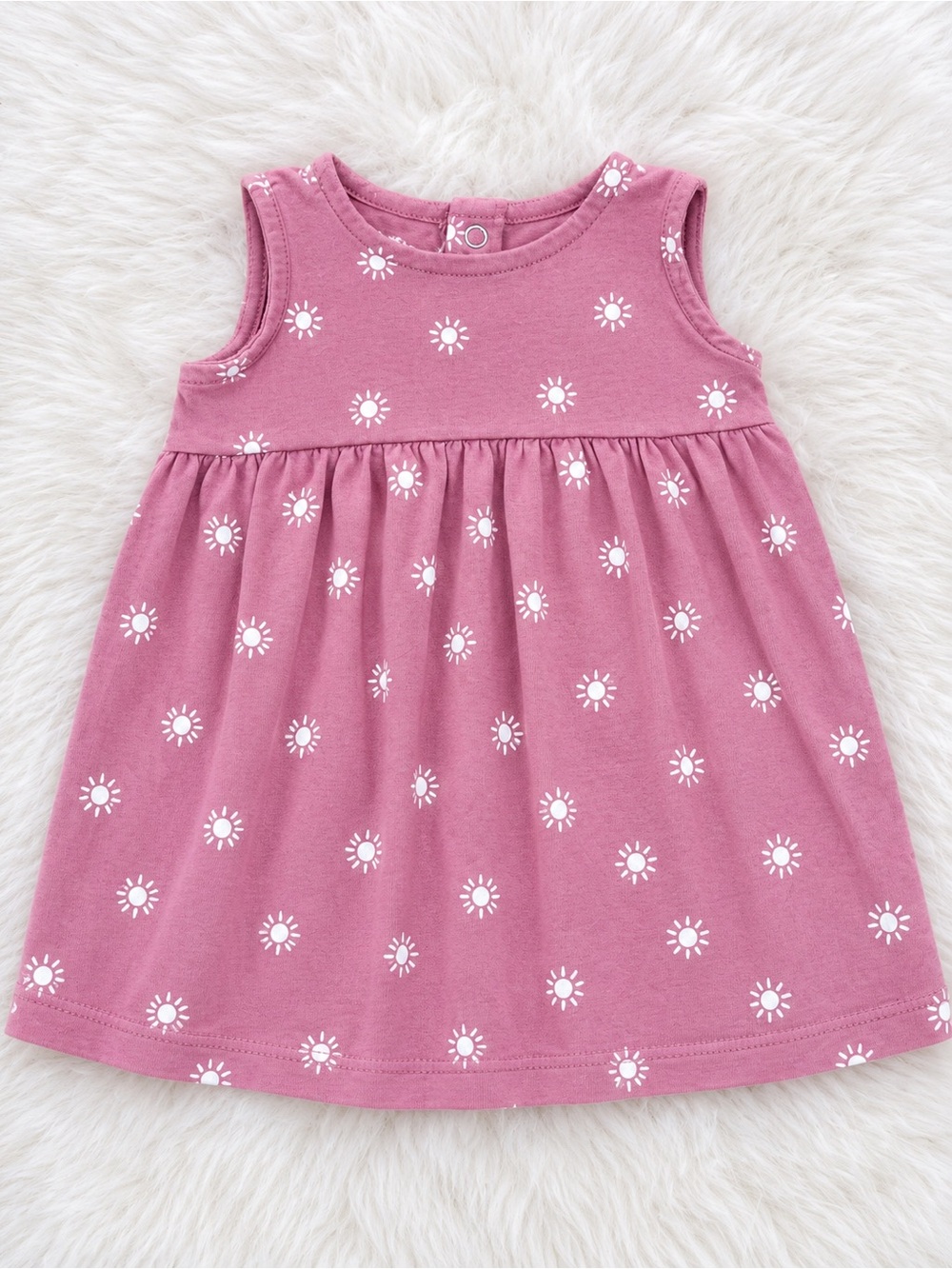 Carter's Rose Pink Sleeveless Sunprint Dress